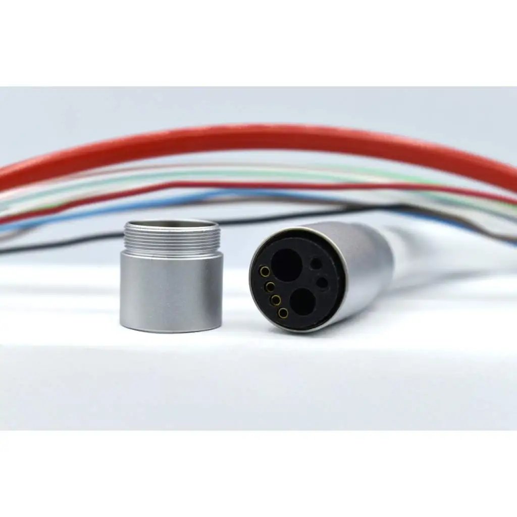 Bien Air MC3 Motorschlauch kurze Hülse, mit Rückluftführung, dunkelgrau RAL 7038, offene Enden