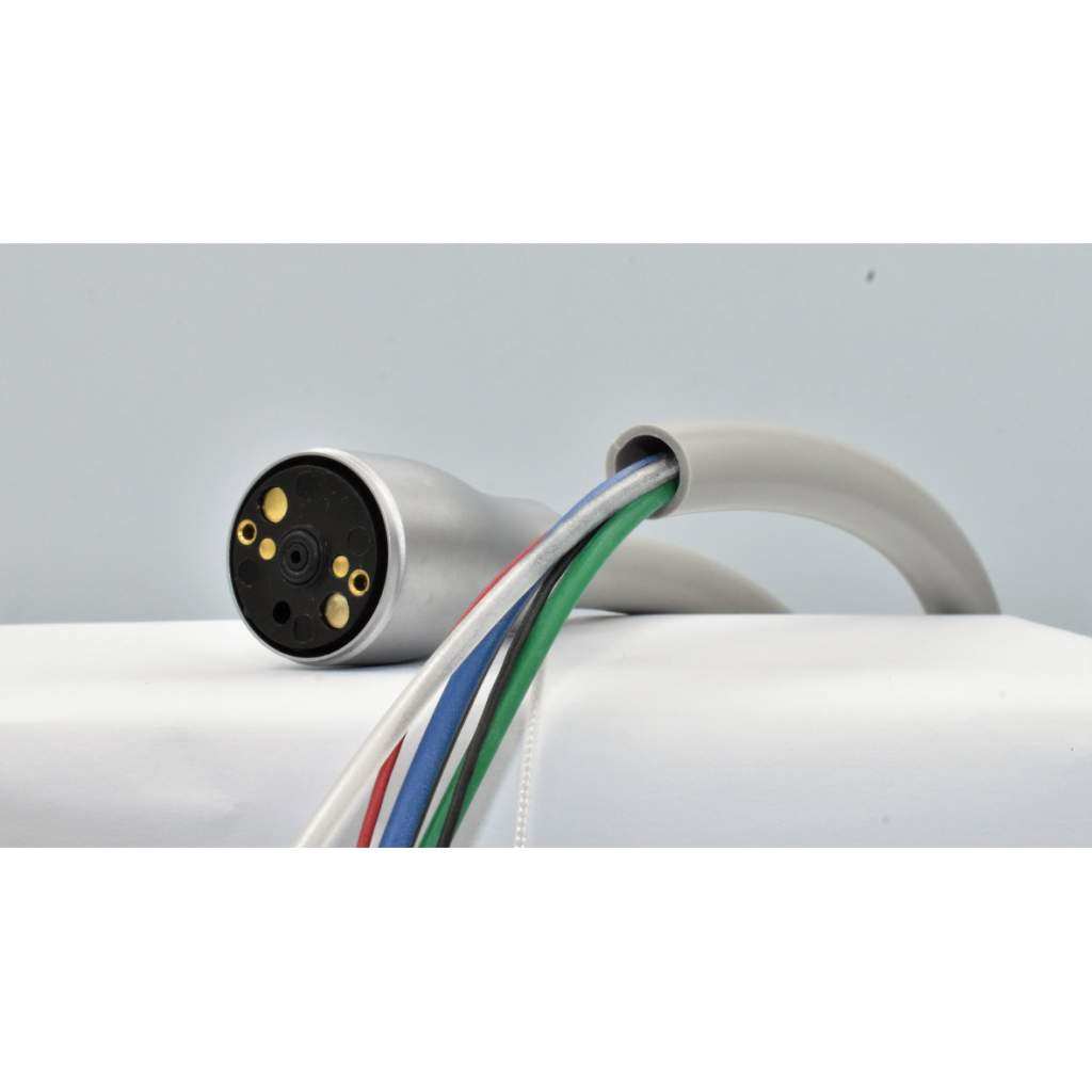 Bien Air Isolite 300 Motorschlauch, drehbar, hellgrau RAL 9002, offene Enden