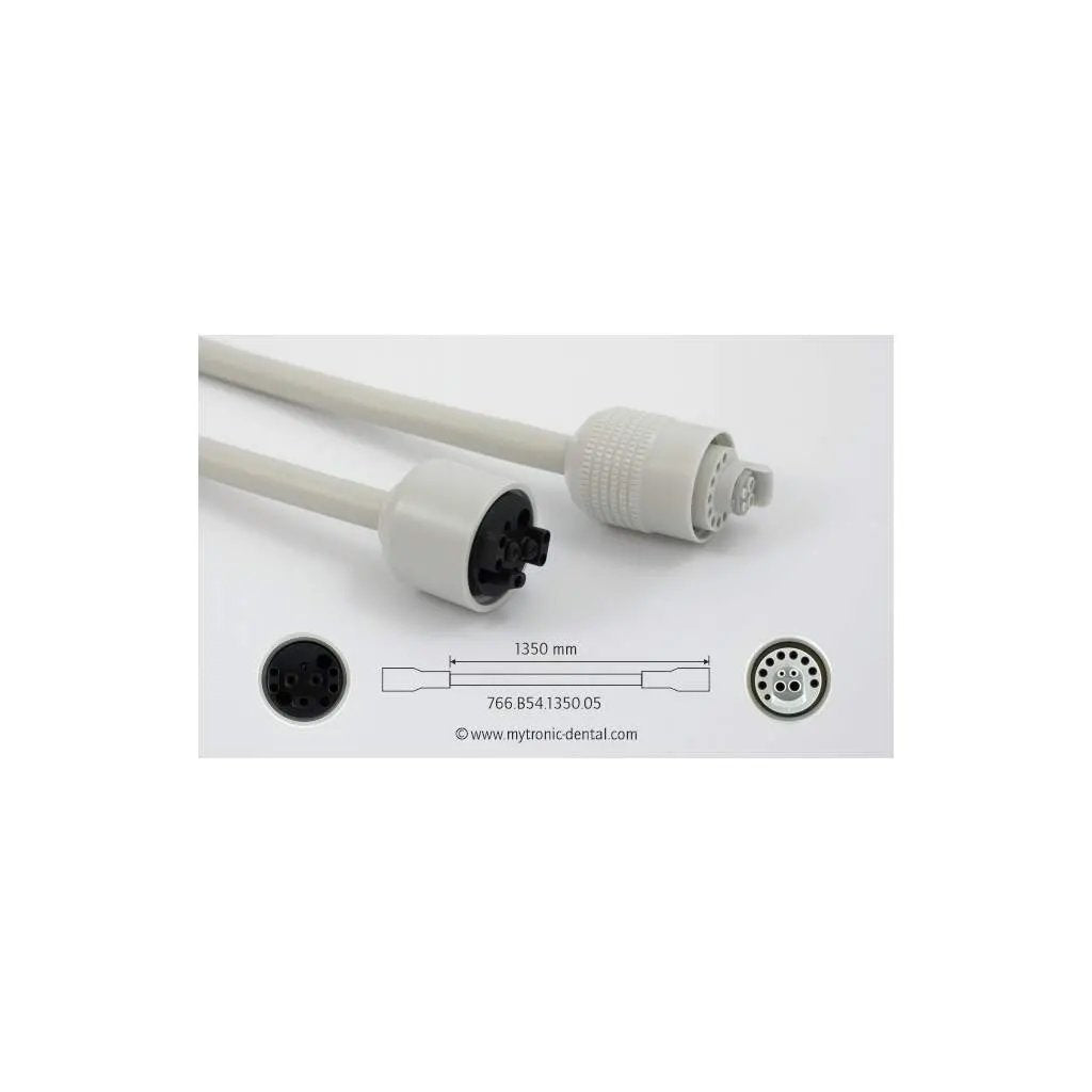 Spritzenschlauch Ultradent, Faro 3F, hellgrau, Kupplung MK, 1,3 m