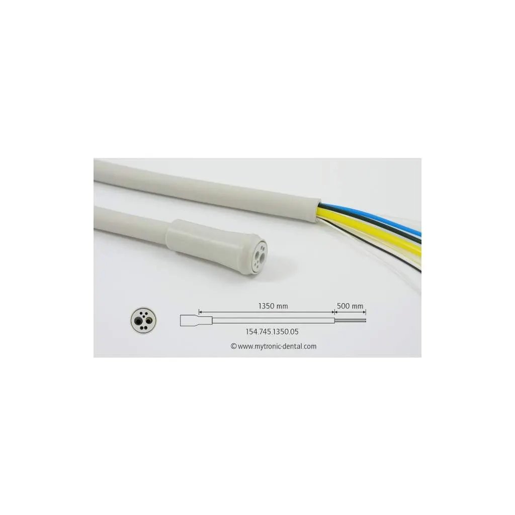 Luftmotor-/Turbineschlauch 4-Loch/mit Licht/ADEC®