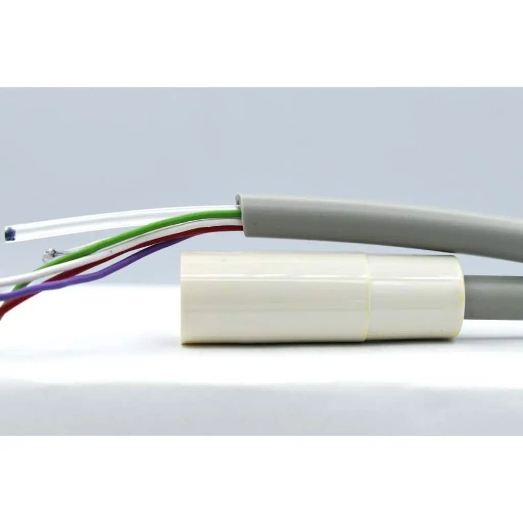 EMS Piezon LED ZEG Schlauch, hellgrau RAL 9002 ,offene Enden