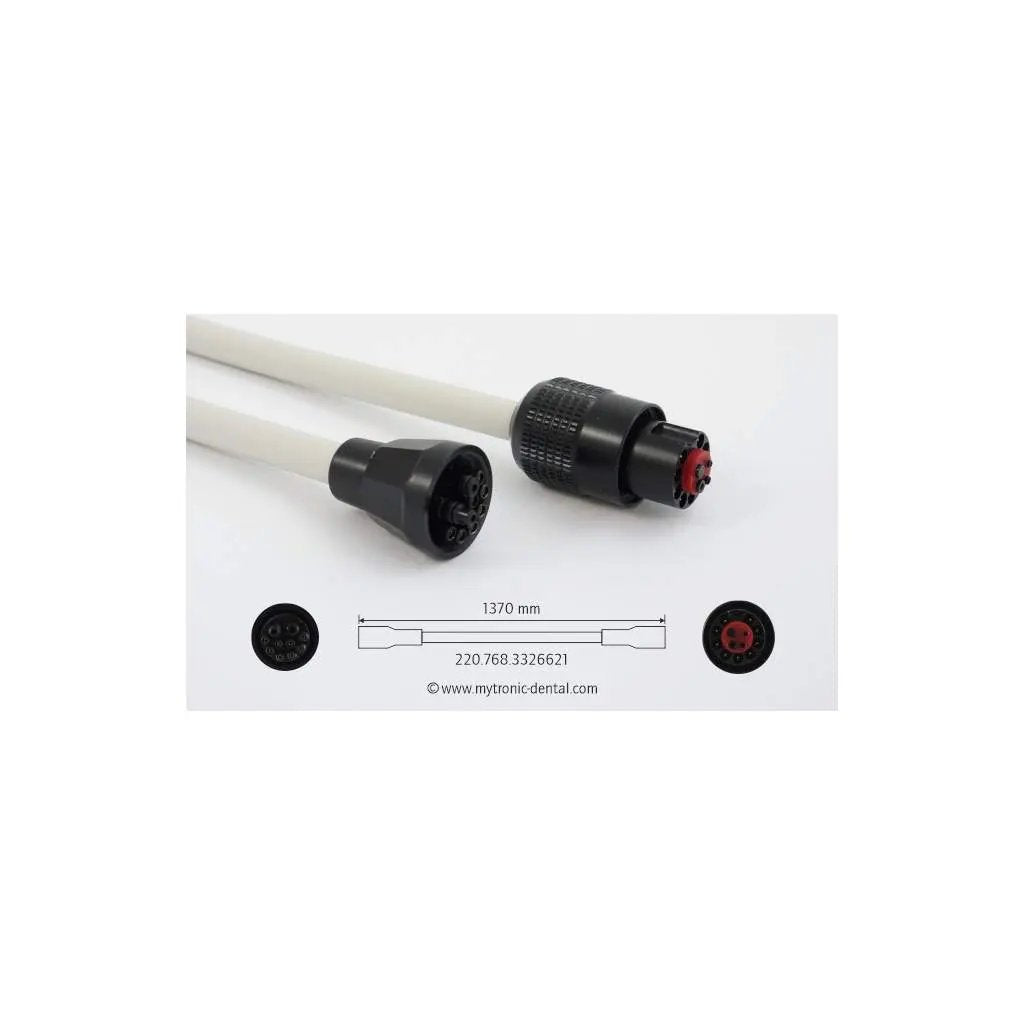 Spritzenschlauch Sirona Sprayvit L grau m. Licht rechts Standardlänge 1370 mm